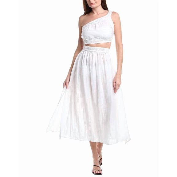 Vitamin A womens  Reina Maxi Dress, s, White