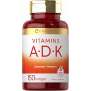 فيتامين ADK | 150 كبسولة هلامية | خالية من الكائنات المعدلة وراثيًا والغلوتين | من كارلايل