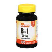 Vitamin B-1 | 100mg | 100 Tablets | For Men and Women | by Sundance