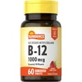 thumbnail image 1 of Vitamin B-12 1,000 mcg | 60 Fast Dissolve Tablets | As Methylcobalamin | by Sundance, 1 of 5