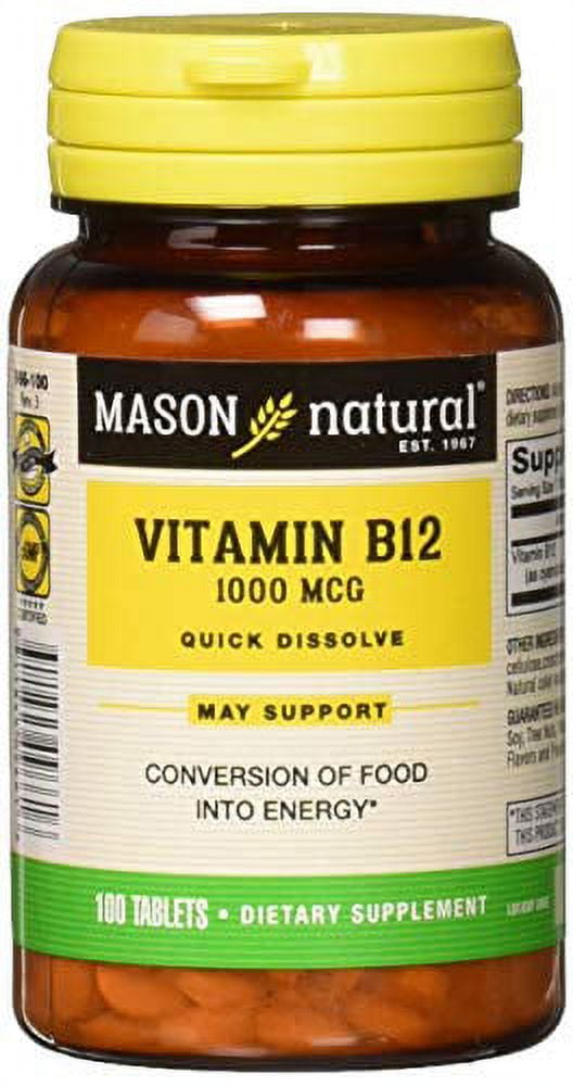 Vitamin B12 1000Mcg Sublingual Tablets 100 Ea
