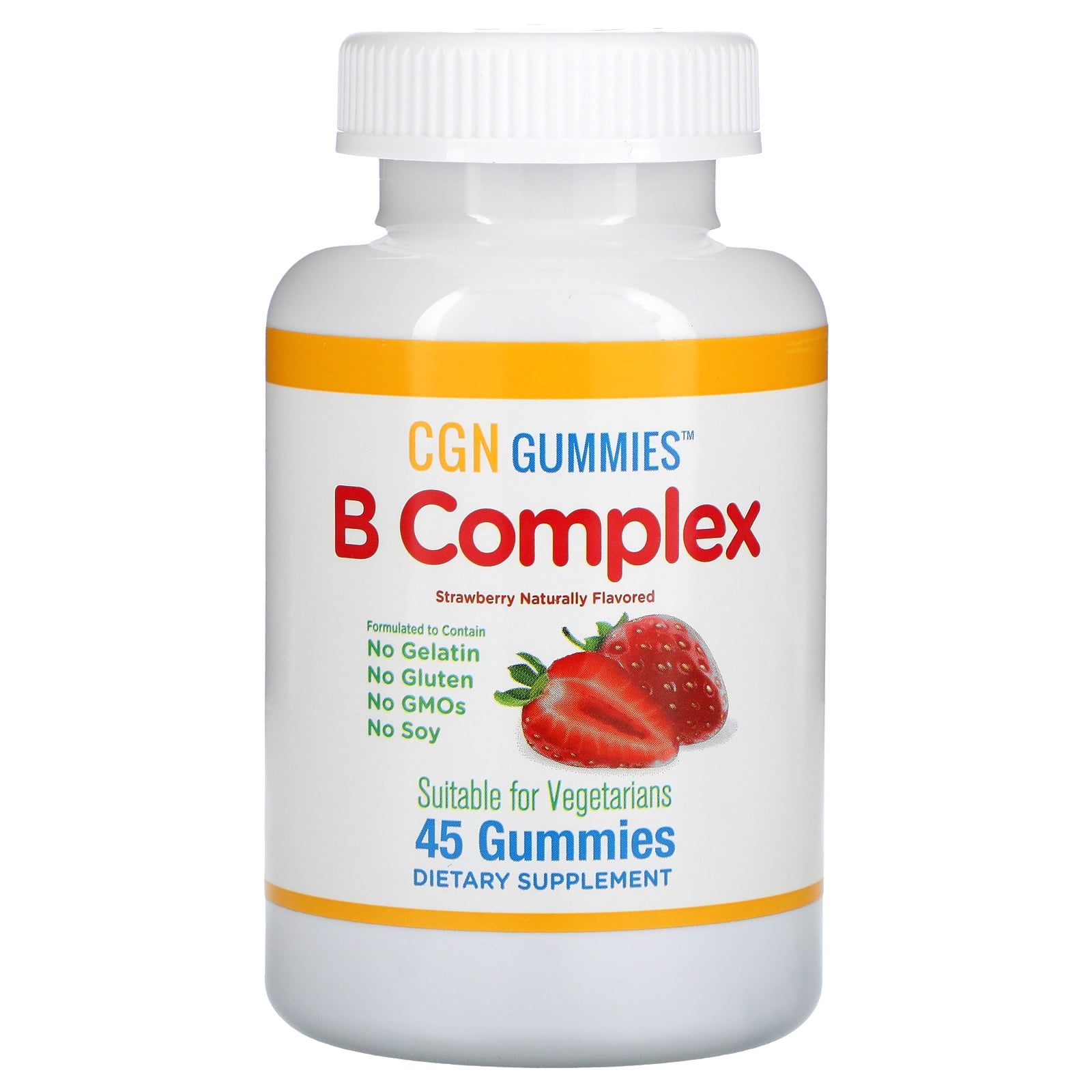 Vitamin B Complex Gummies, B6, Biotin, Folate, Niacin, B12, Natural