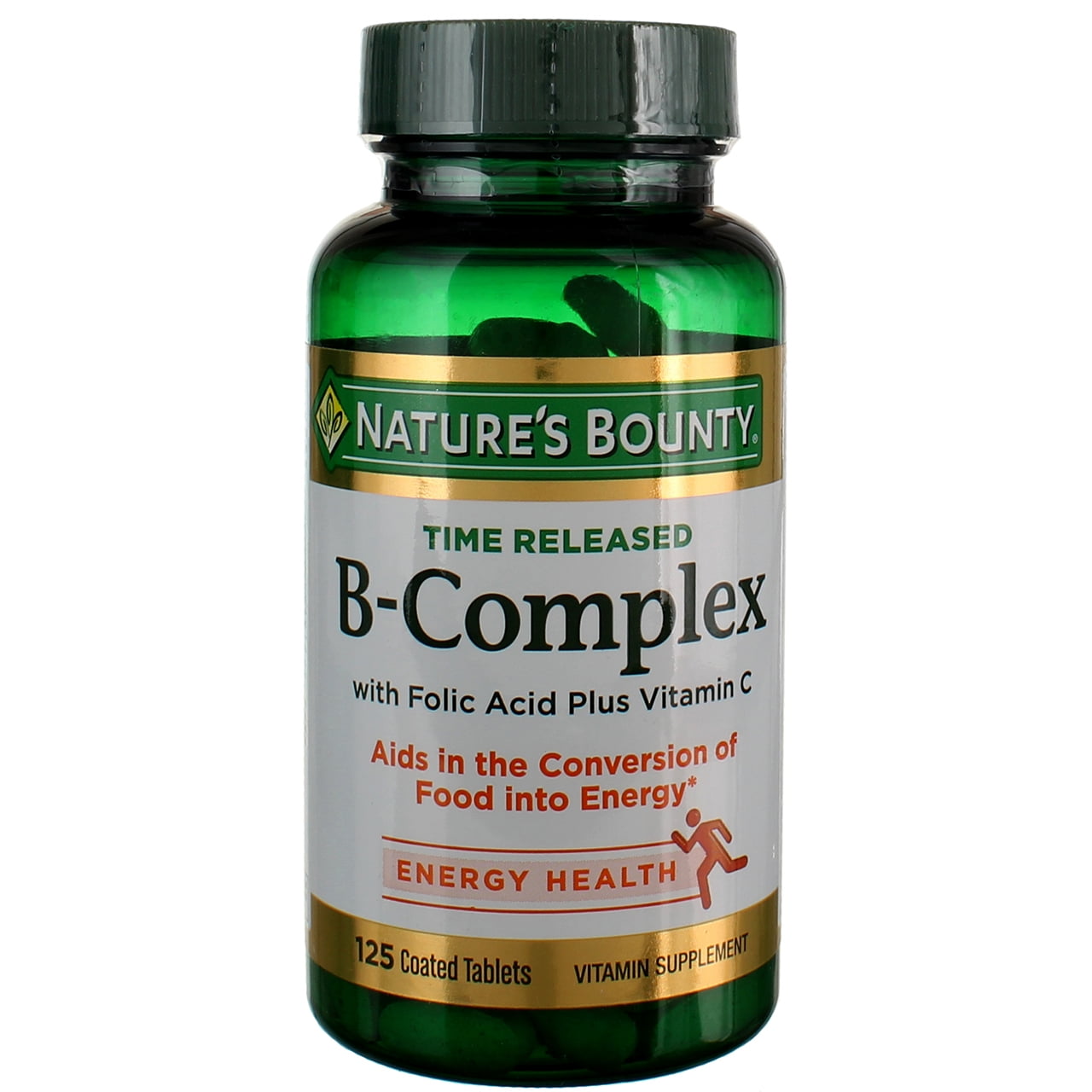 Nature's Bounty Time Released B-Complex Supplements, 125 Ct