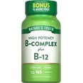 thumbnail image 1 of Vitamin B Complex | Plus B12 | 165 Tablets | For Men and Women | by Nature's Truth, 1 of 7