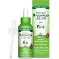 thumbnail image 1 of Vitamin B Complex Siblingual Liquid | 2 FL Oz | Delicious Berry Flavor | by Nature's Truth, 1 of 7