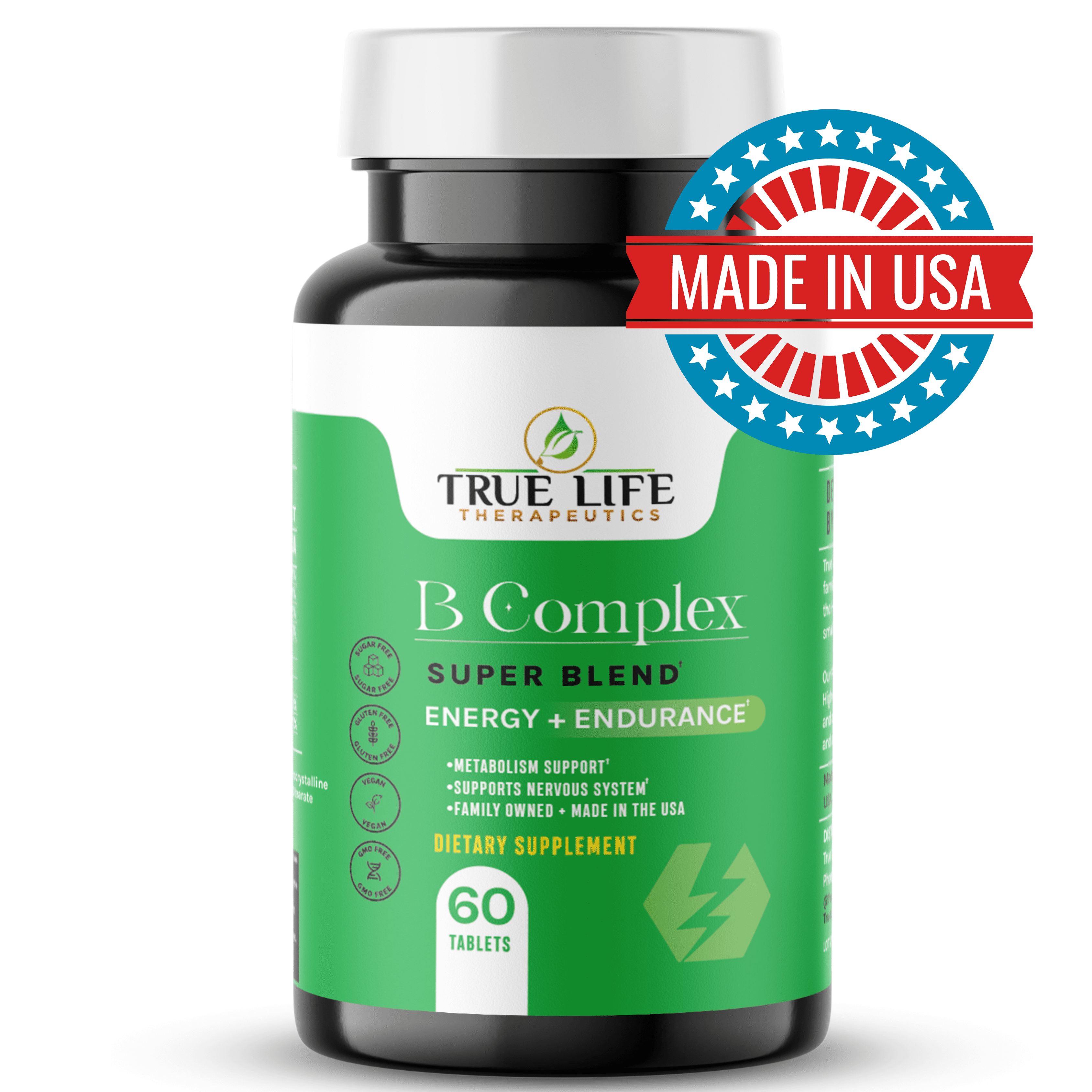 Vitamin B, Super Complex (10 B Forms), Energy and Metabolism, Promote