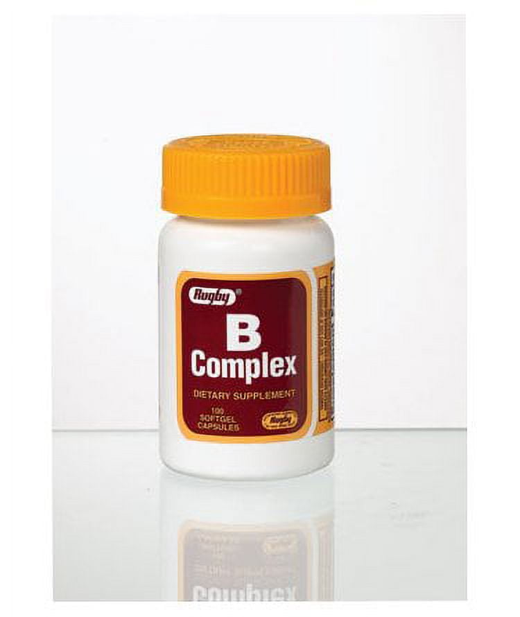 Vitamin B complex dietary supplement softgel capsules 100 ea
