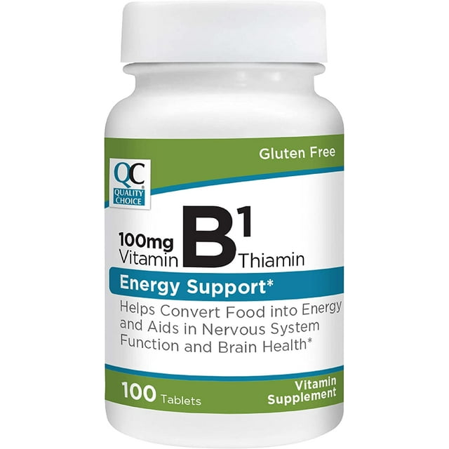 Vitamin B1 100 mg Tablets 100 ct