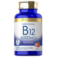 Vitamin B12 6000mcg 120 Tablets Natural Berry Flavor Vegetarian