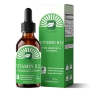 Vitamin B12 Drops with B-Complex & D3, Energy Support, Raspberry, 2 fl oz