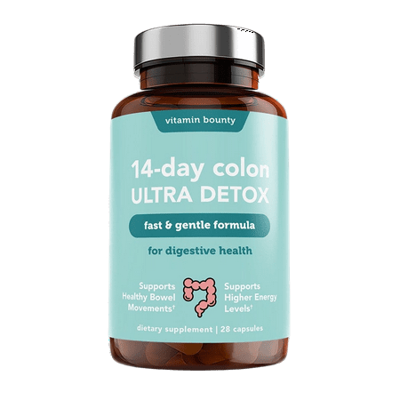 Colon Cleanse, 14 Day Gentle Colon Detox Cleanse, Vitamin Bounty