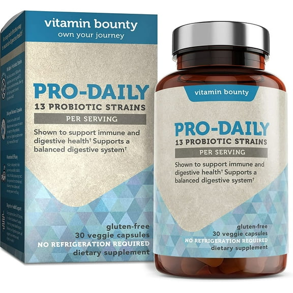 Vitamin Bounty Pro-Daily Probiotic, Probiotic for Men and Women, 30 count