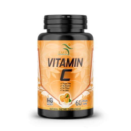 Vitamin C 1,500MG Support Healthy Immune System, Antioxidant 60 Capsules