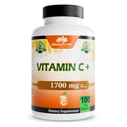 Vitamin C - 1,700 MG with Vitamin D3, Zinc, Elderberry, Ginger Root - 100 Veggie Caps