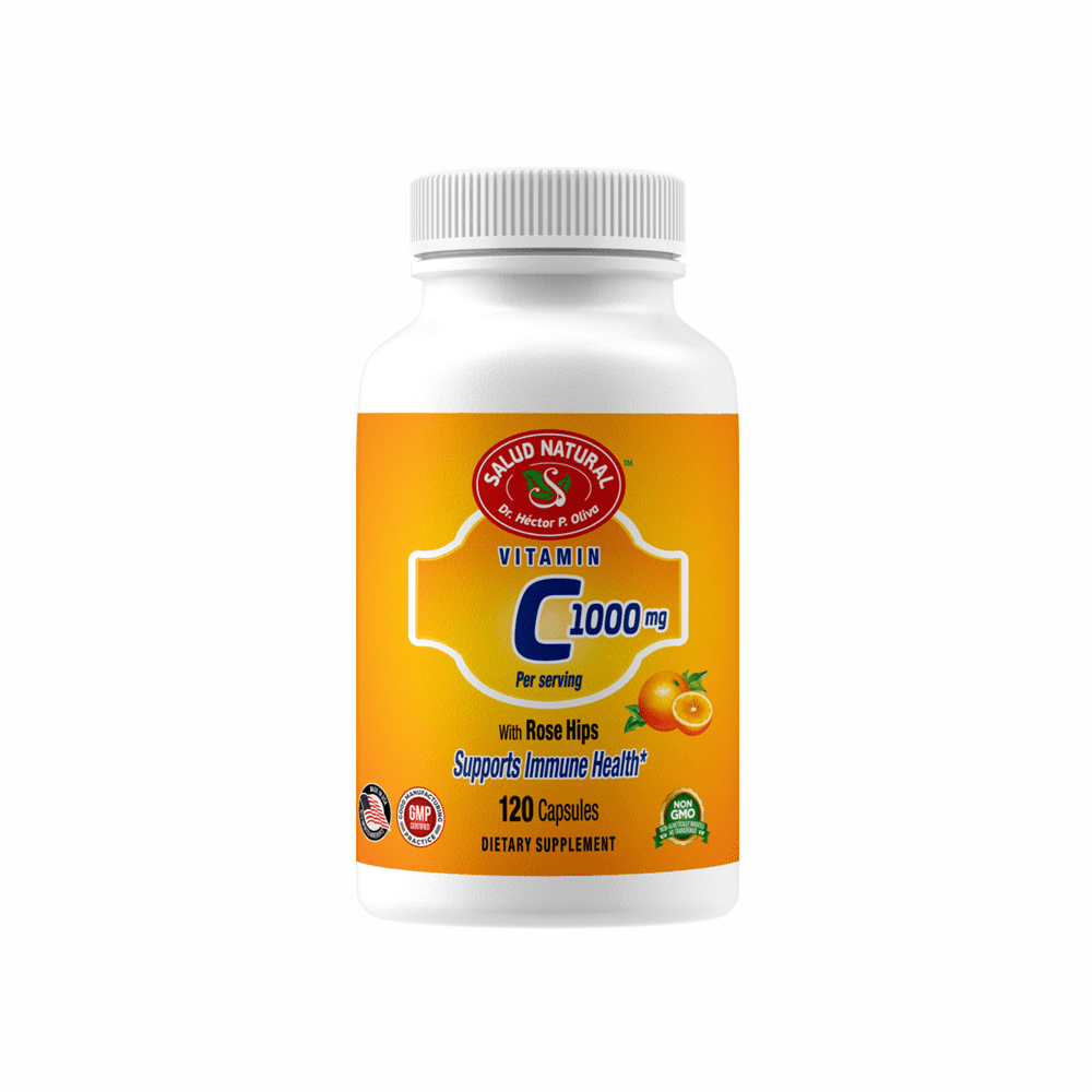 Vitamin C 1000 mg with 30 mg Rose Hips Immune system booster 120