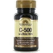 Vitamin C-500 Tablets Rose Hips 100 Tablets