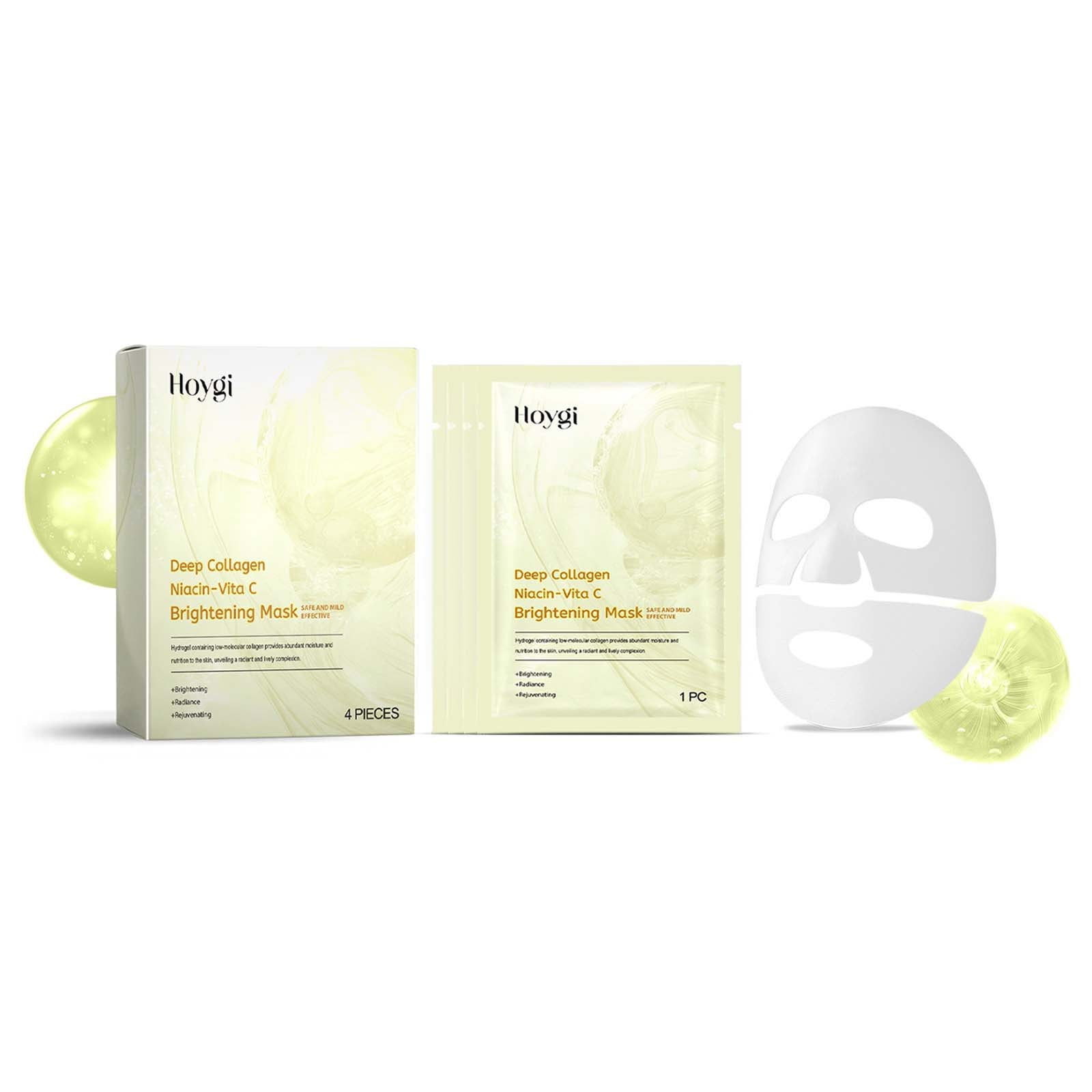 Vitamin C and Collagen Sheet Face Mask Diminishes Fine Lines