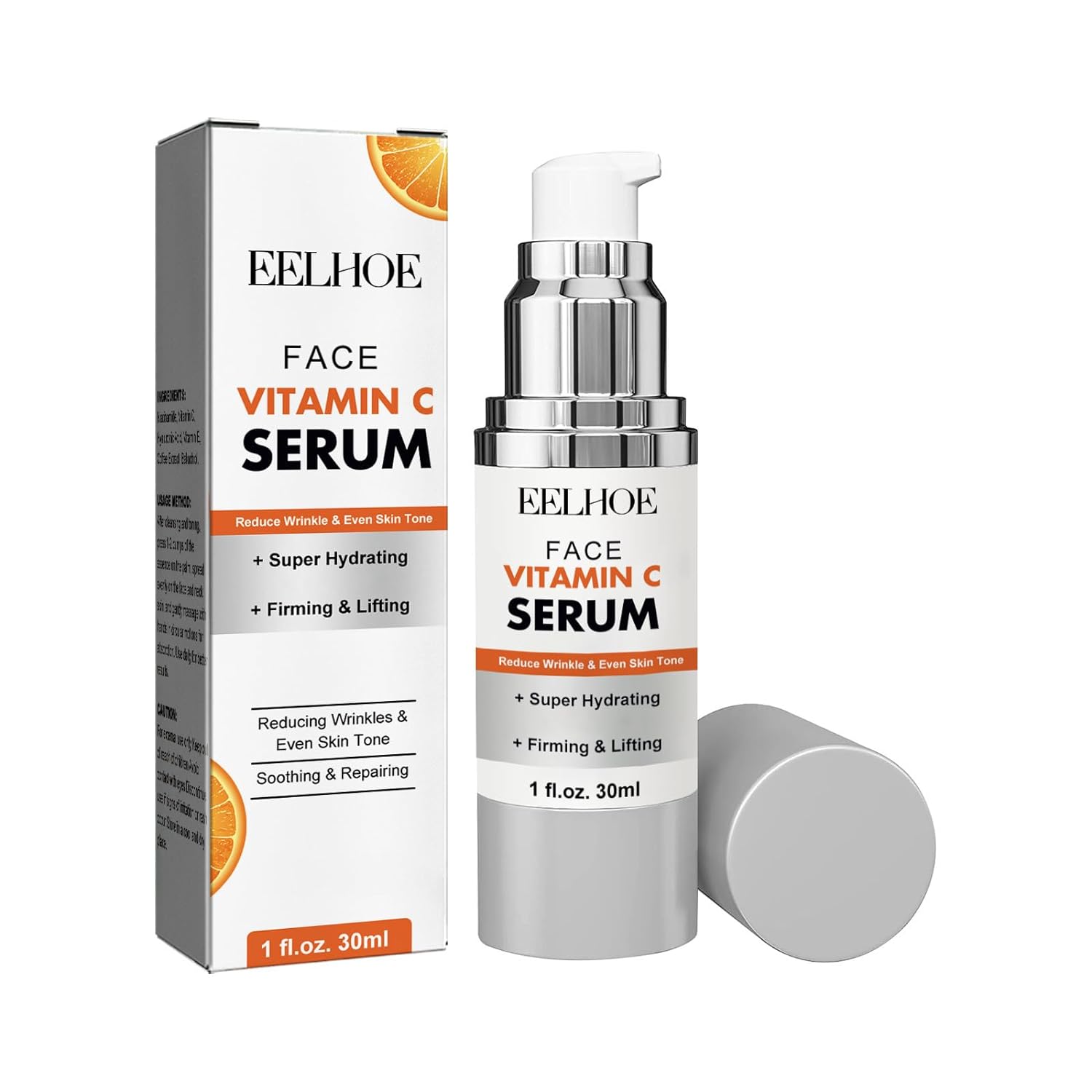 Vitamin C Face Serum, Facial Serum with Vit C, Hyaluronic Acid