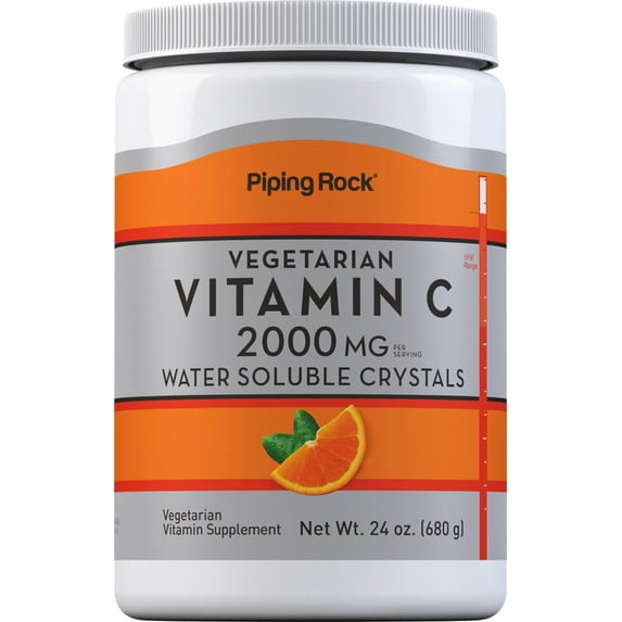 Vitamin C Powder 24oz | 2000mg for Men and Women | by Piping Rock