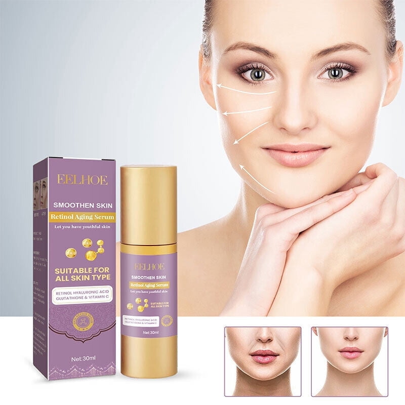 Vitamin C Retinol Aging Serum With Hyaluronic Acid Glutathione Face