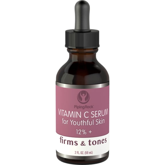 Vitamin C Serum | 2 fl oz | Serum for Face and Skin | by Piping Rock