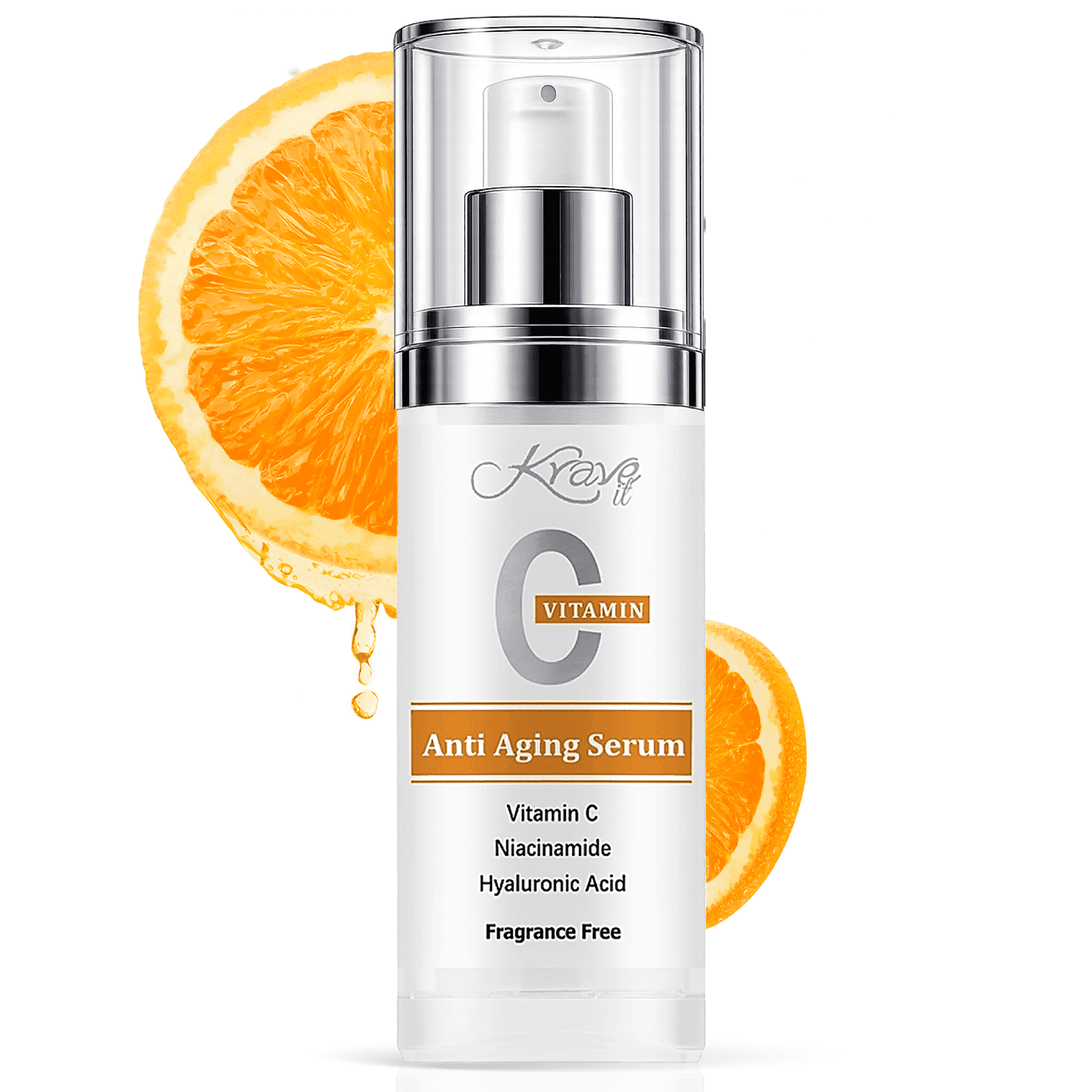 Vitamin C Serum for Brightening, Even Tone, Anti Aging, Fragrance-Free, 1 Fl. Oz, Recommended by Professionals