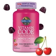 Garden of Life Vitamin Code Womens Multi with Iron, Cherry Flavor, 90 Gummies