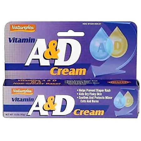 Vitamin D Cream Ointment for Diaper Rash and Skin Irritations, 4 Pack - Vitamin A