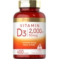 thumbnail image 1 of Vitamin D3 2000 IU Softgels | 400 count | Non-GMO, Gluten Free | by Carlyle, 1 of 7