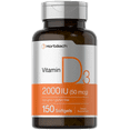 thumbnail image 1 of Vitamin D3 2000IU Softgels (50mcg) | 150 Count | Non-GMO, Gluten Fee Supplement | by Horbaach, 1 of 8