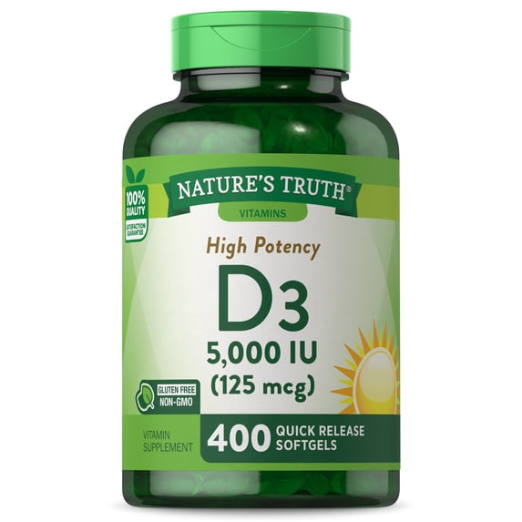 Best Naturals Vitamin D3 1000 IU - 300 Tablets, Gluten Free, Non-GMO, Made In USA