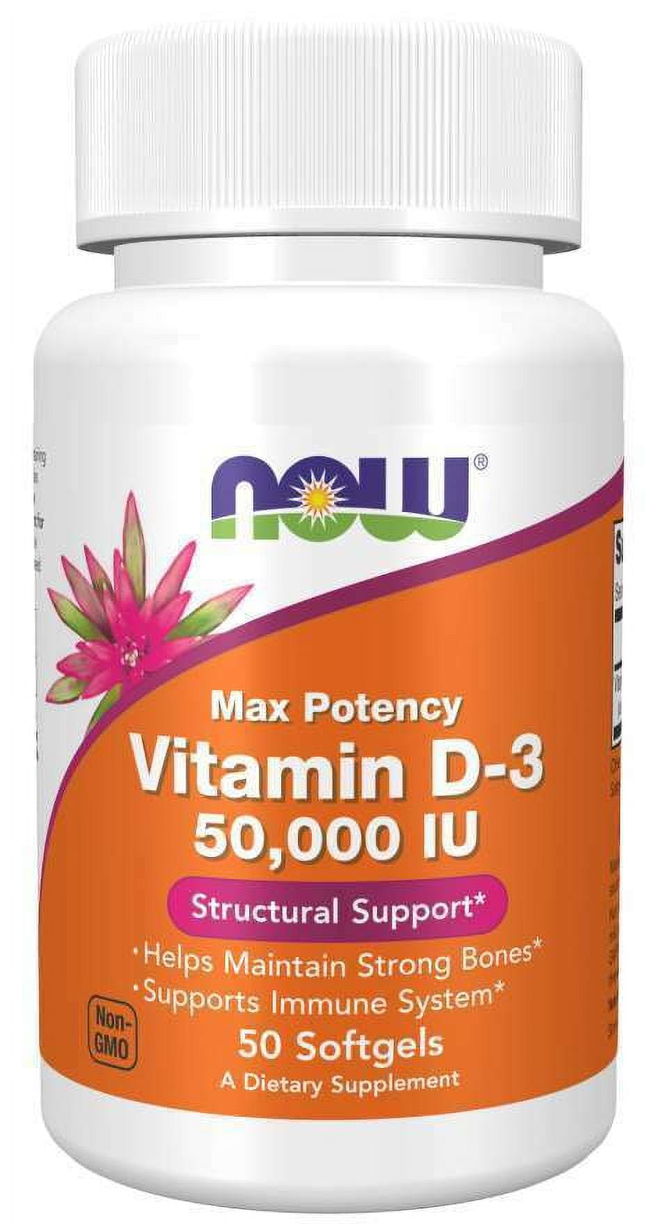 Vitamin D3 50000 IU from Lanolin 50 Softgels