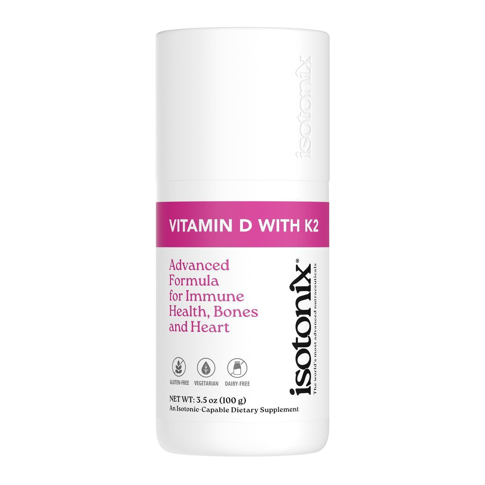 Isotonix Vitamin D with K2 – Supports Bone Health, Healthy Arteries & Immune Function – Promotes Normal Bone Density – 30 Servings – Market America