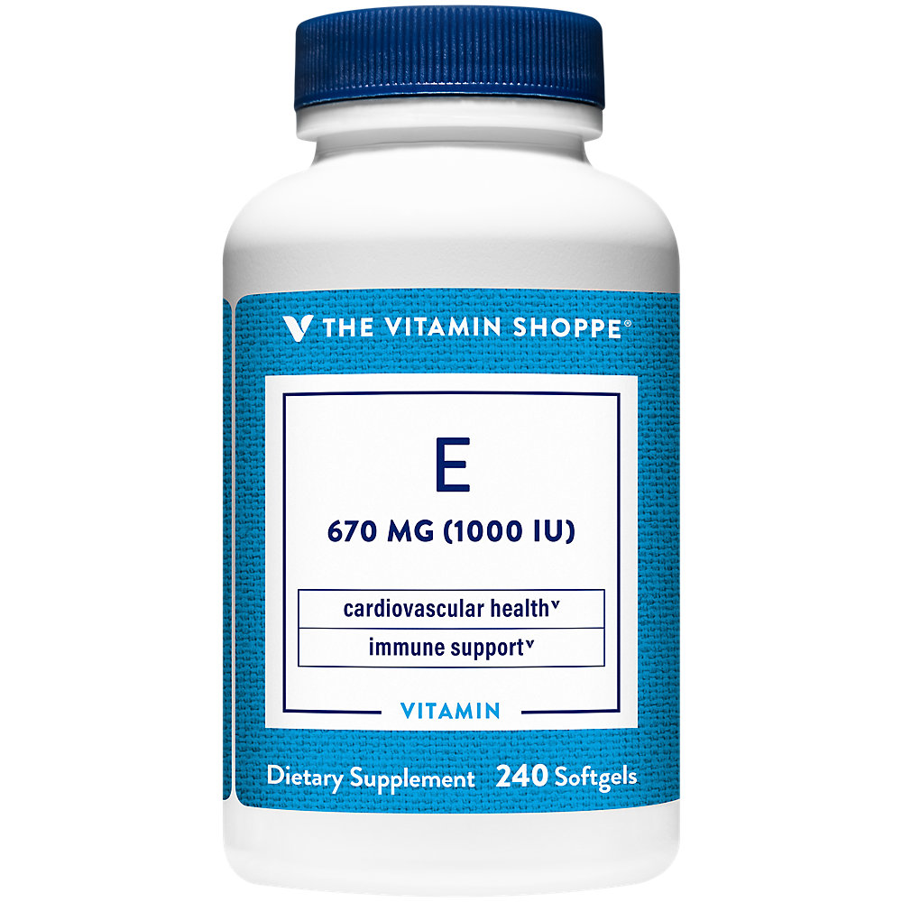 Vitamin E 1,000IU Natural Source, Supports Healthy Cardiovascular