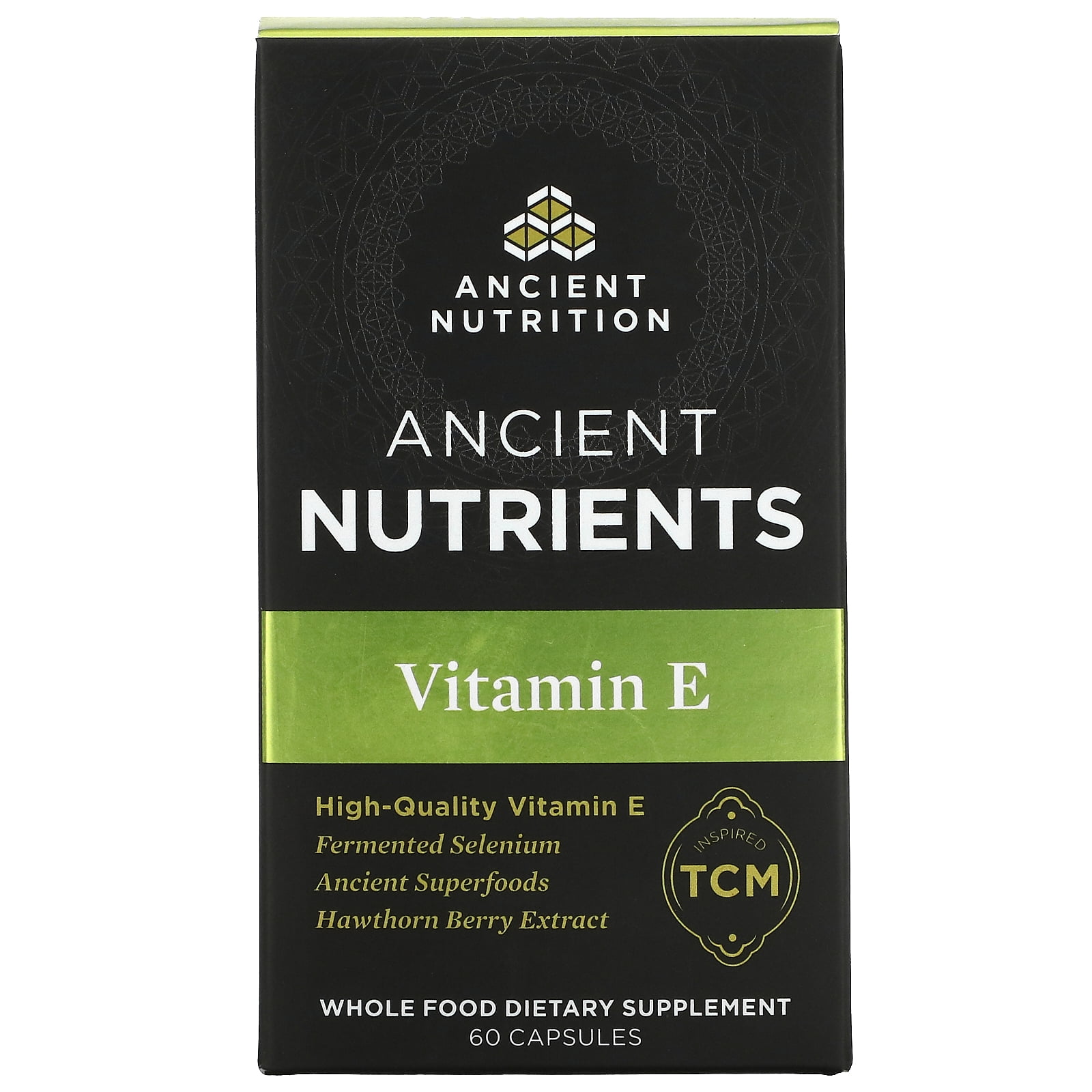 Vitamin E, 60 Capsules, Dr. Axe / Ancient Nutrition