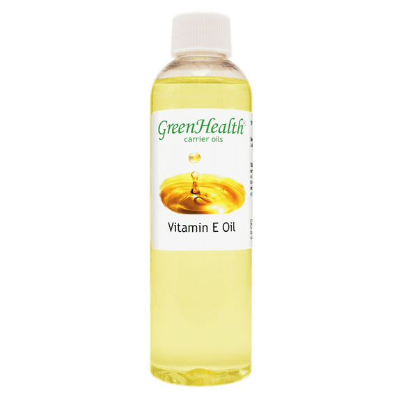 Vitamin E Oil - 4 fl oz - Clear Plastic Bottle w/ Cap  - GreenHealth
