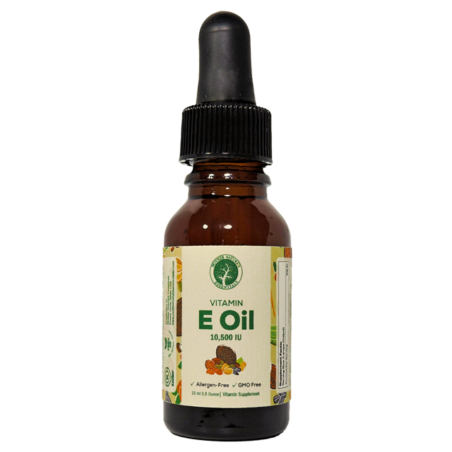 Vitamin E Oil Food Grade, 10,500IU dalphatocopherol, 15 ml. Helps