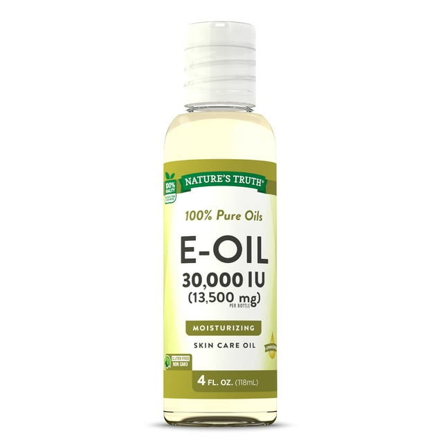 Vitamin E Oil for Skin 30,000 IU 100 Pure 4 oz Lemon Scented
