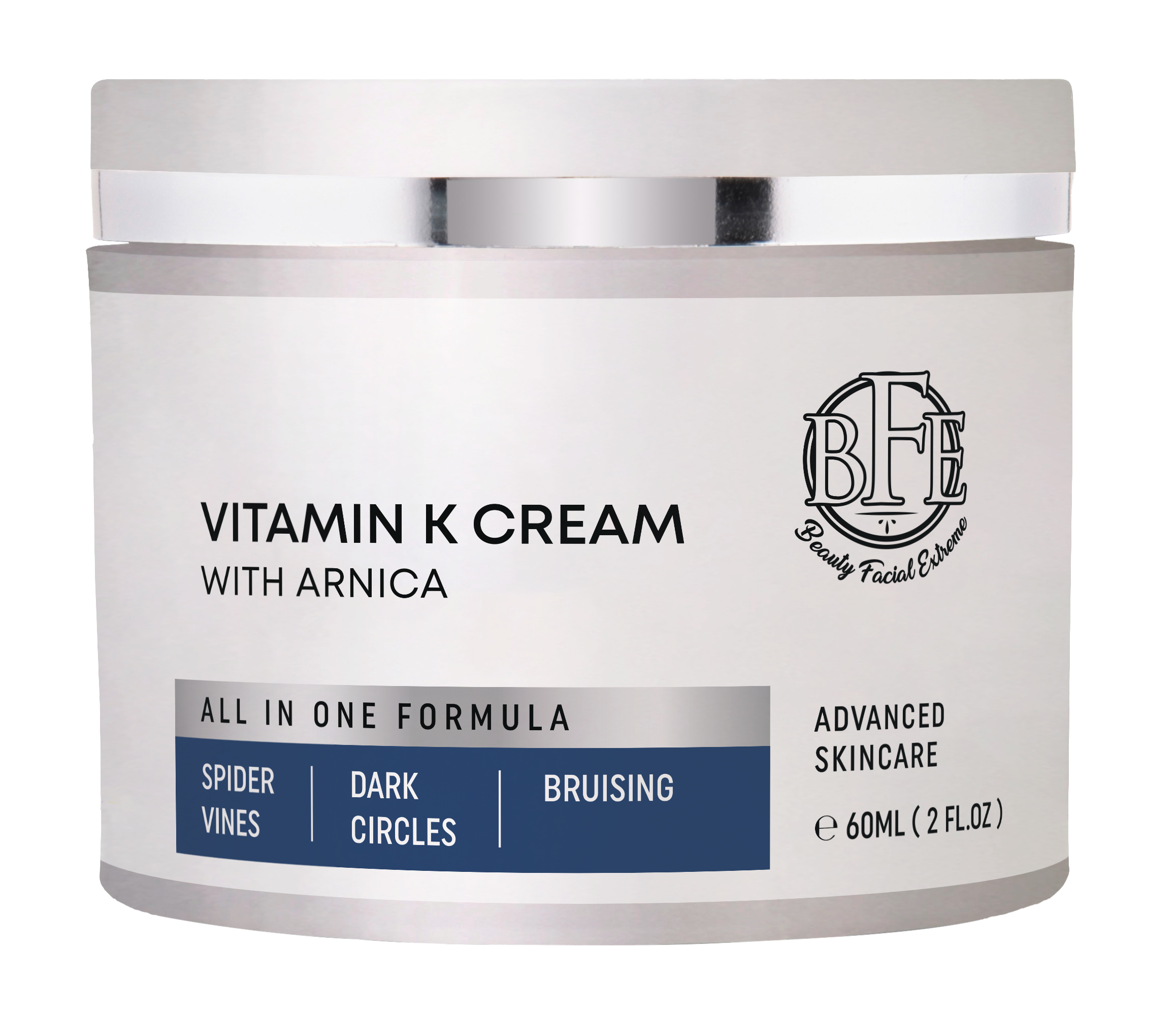 DermalK Vitamin K Cream 2 oz Hydrating Cream with Antioxidants