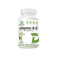 Vitamin K2 (MK7) 200mcg Premium Menaquinone7 Form, Easily Absorbed