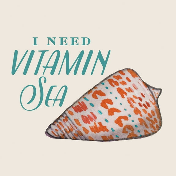 "Vitamin Sea" Painting Print on Wrapped Canvas