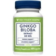 thumbnail image 1 of The Vitamin Shoppe Ginkgo Biloba Extract 60MG & 24% Ginkgo Flavonolglycosides, Supports Memory & Circulation, Healthy Aging Herbal Supplement (60 Capsules), 1 of 4