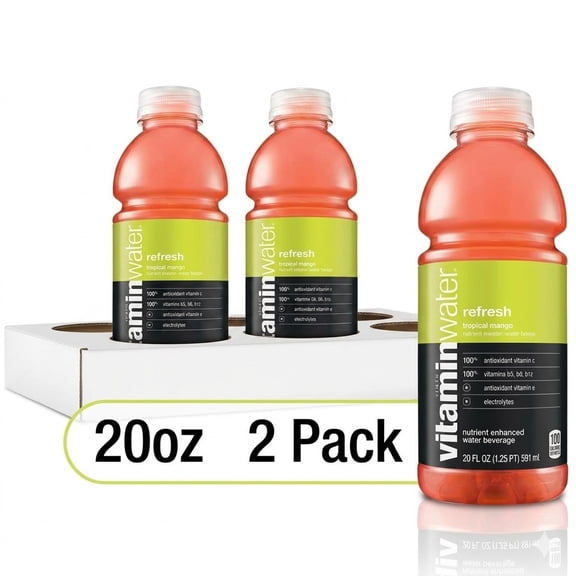 VitaminWater Refresh Tropical Mango 2 pk 20 fl oz