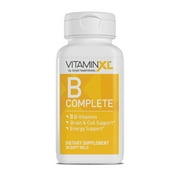 VitaminXL B Complete is a Full Spectrum B Complex Made with B1, B5, B6, B12, Biotin, Niacin, Riboflavin, and Folate, Also with Choline and inositol (30 Soft Gels, 30 Servings)