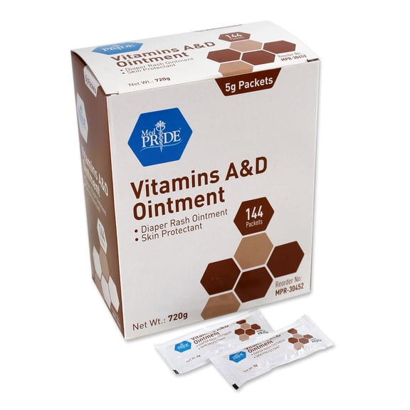 Vitamins A & D Ointment- 5g packets - 6/144/cs.