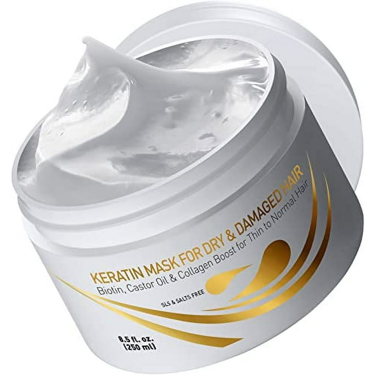 Vitamins Keratin Hair Mask Deep Conditioner - Biotin Protein with 