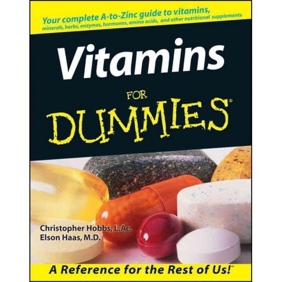 Pre-Owned Vitamins for Dummies (Paperback) 0764551795 9780764551796