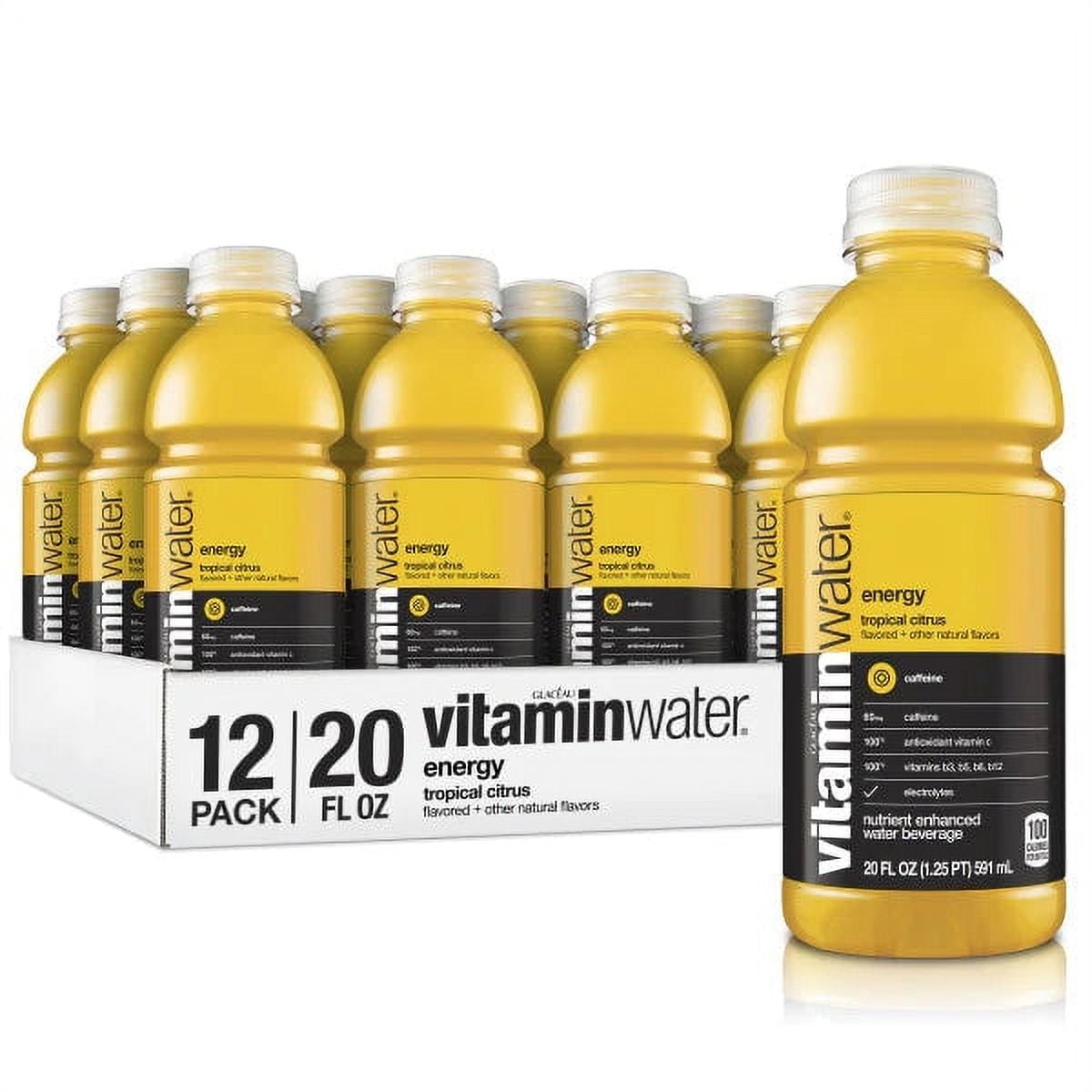 Vitaminwater Energy, 20 Fl, Pack of 12