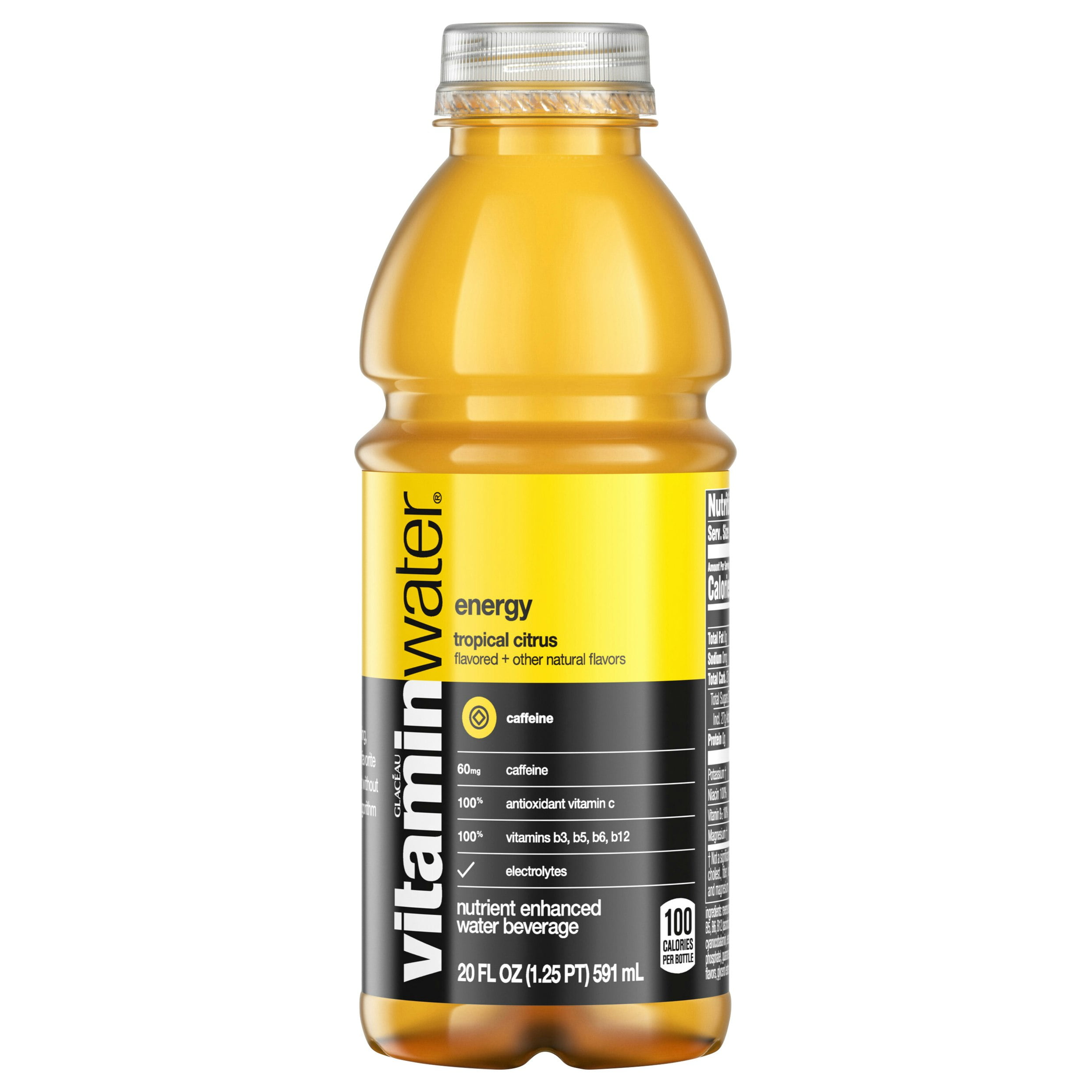 Vitaminwater Tropical Citrus 20 fl oz (Pack Of 12) - Walmart.com