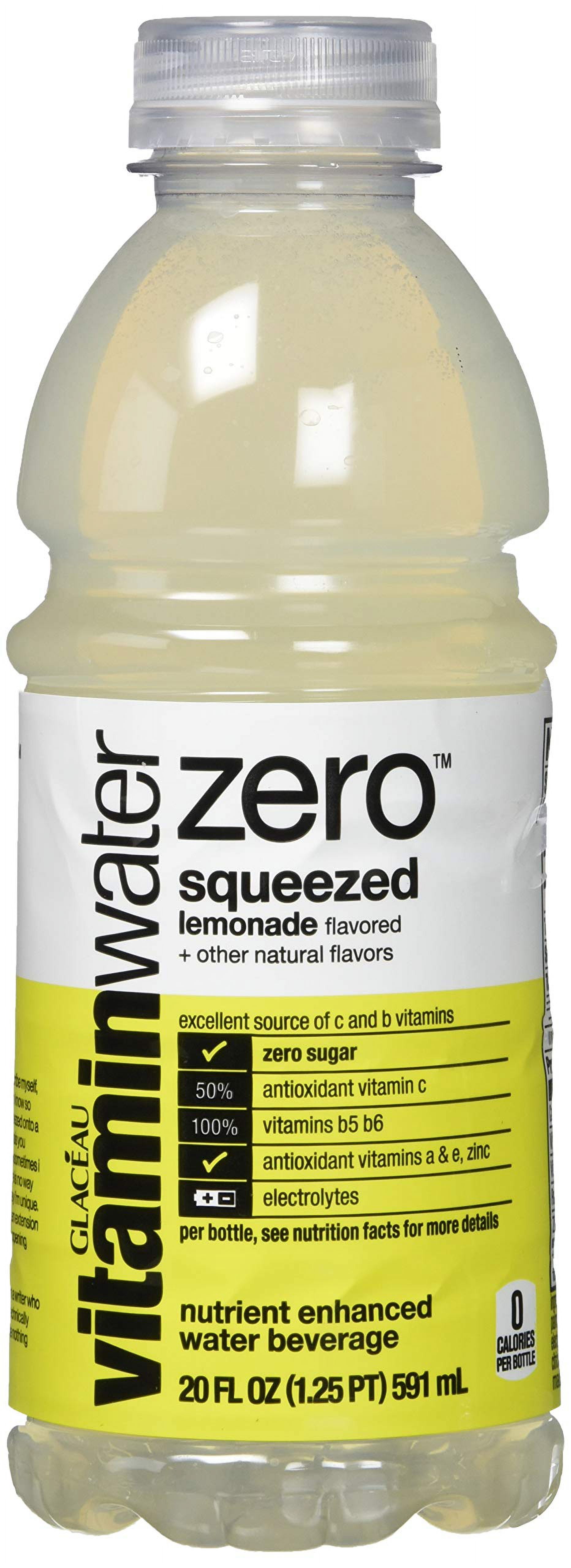 Vitaminwater Zero Squeezed, Lemonade Flavored, Electrolyte Enhanced